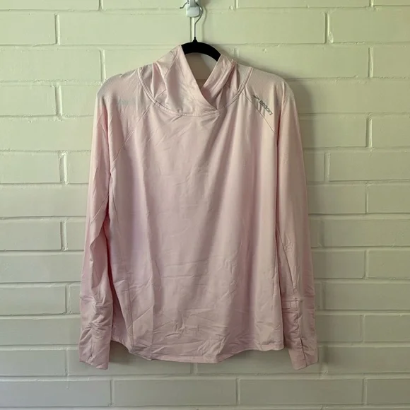 Brooks Running Dash Hoodie in Light Pink Size Medium - Picture 4 of 8